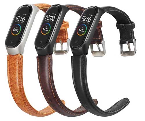 Kožený řemínek Xiaomi Mi Band 4