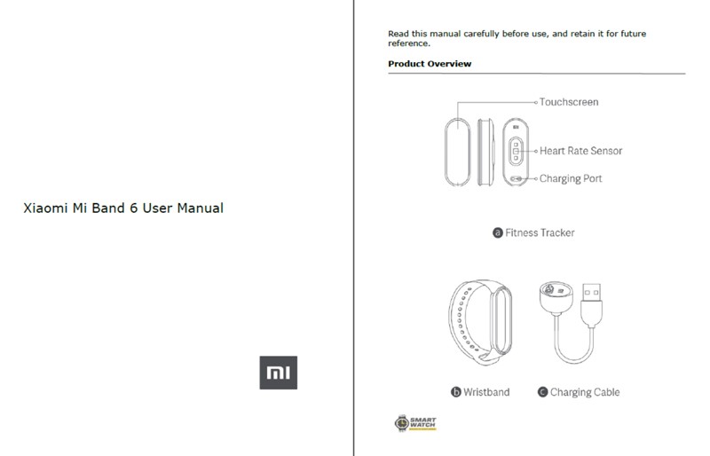 [PDF] Stažení uživatelské příručky Xiaomi Mi Band 6 (anglický jazyk)