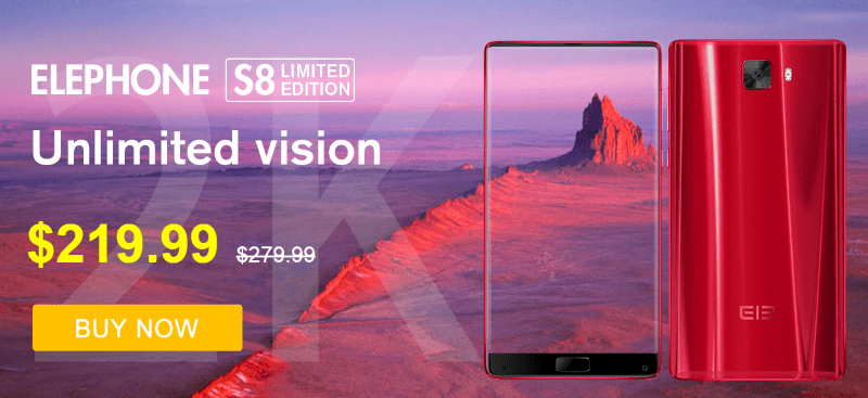Elephone S8 Limited Edition v prodeji na Gearbest.com