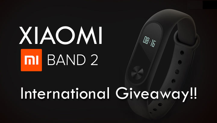 Mezinárodní rozdávání Xiaomi Mi Band 2!