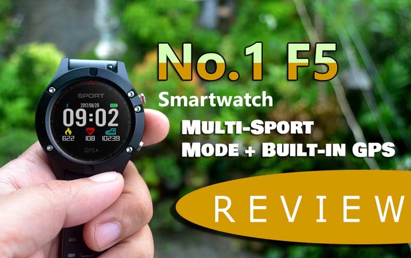 Recenze č. 1 F5 Smartwatch - režim Multi-Sport + vestavěný GPS