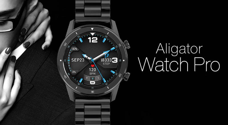 Aligator Watch Pro - elegantní, elegantní chytré hodinky