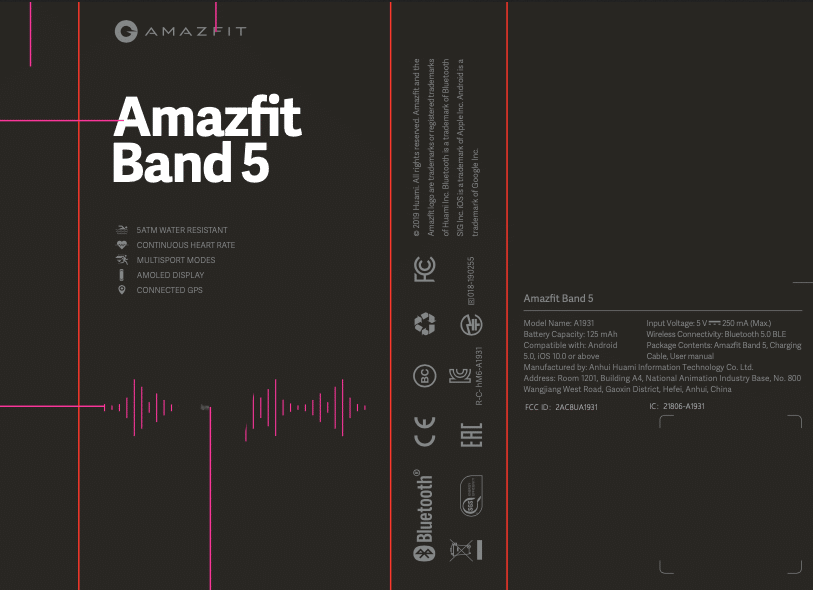 Amazfit Band 5 Může být Xiaomi Mi band 5