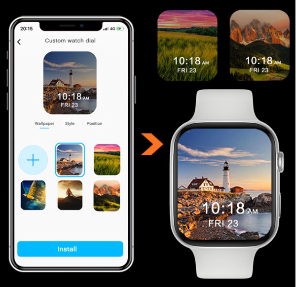 Ciferníky hodinek FK88-Smartwatch