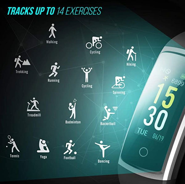 FitFort Fitness Tracker - recenze jeho funkcí