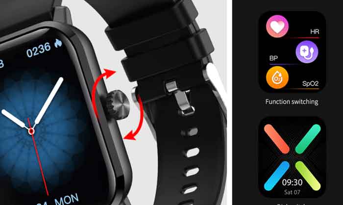 Funkce hodinek HW23-smartwatch-Crown