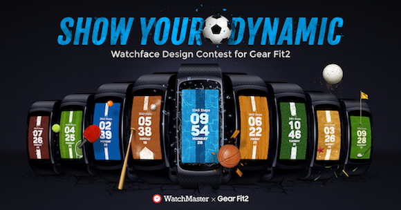 Připojte se do soutěže Watch Face Design Contest pro Gear Fit 2 od WatchMaster