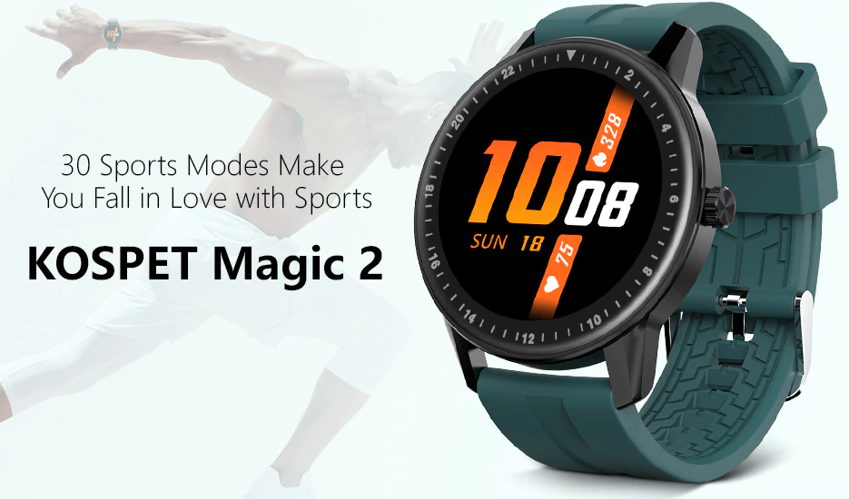 Chytré hodinky Kospet Magic 2 - přehled funkcí, 30 sportovních režimů!