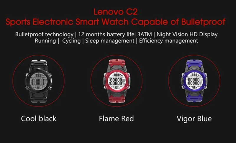 Chytré hodinky Lenovo-C2