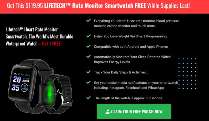 Chytré hodinky LifeTech