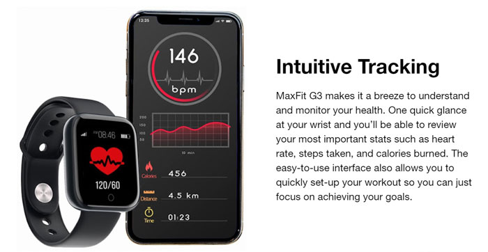 Chytré hodinky MaxFit G3 - Podívejme se na to !!