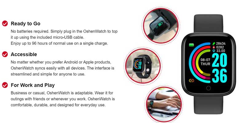 OshenWatch Smartwatch - recenze funkcí - podvod nebo legální? (Aktualizace 2021)