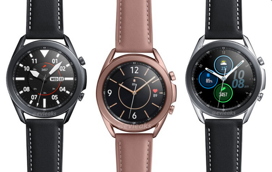 Samsung Galaxy Watch 3 budou k dispozici v titanové, bronzové a zlaté barvě