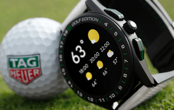 Golfové inteligentní hodinky TAG HEUER