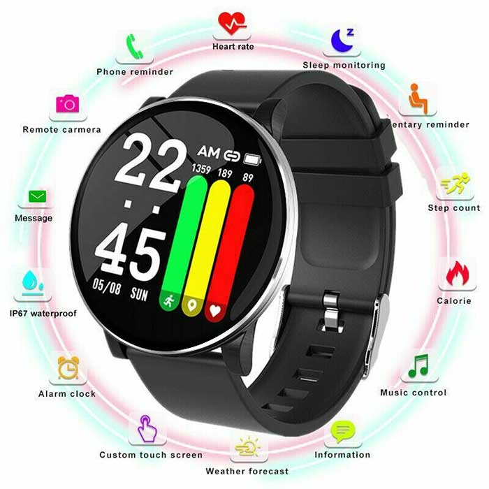 Funkce WearFit-smartwatch-W8