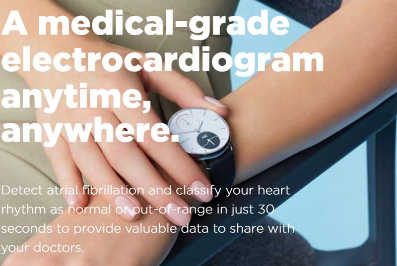 Hybridní inteligentní hodinky Withings Scanwatch