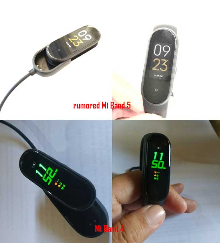 Xiaomi Mi Band 5 obrázků uniklo online
