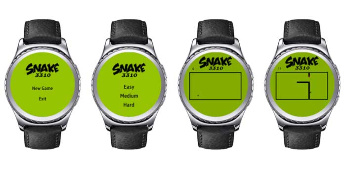 aplikace smartwatch snake 3310