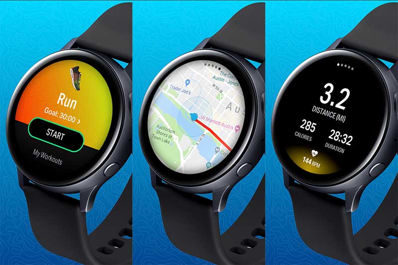 mapmyrun pro hodinky Galaxy aktivní 2
