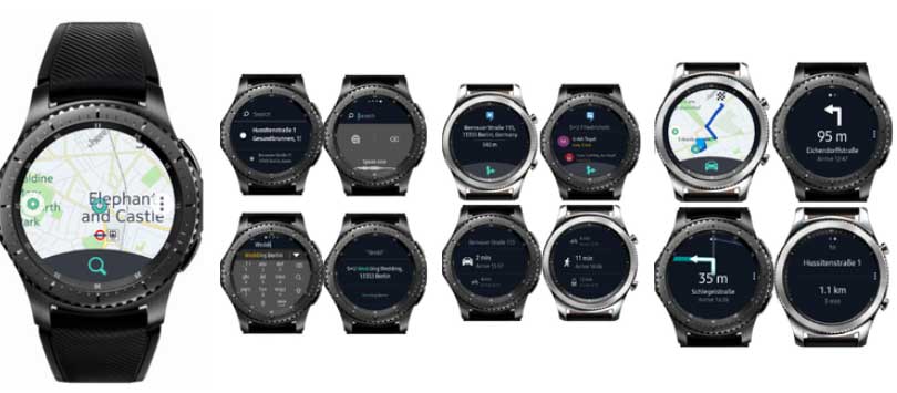 ZDE WeGo aplikace pro Galaxy Watch Active