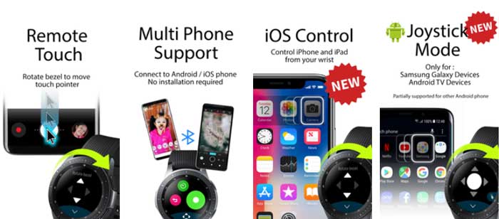 Aplikace Clickr Camera pro SAmsung Gear a Galaxy Watch Active