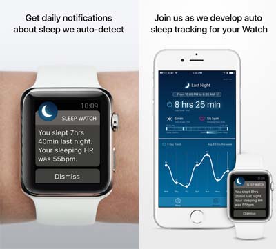 Nejlepší aplikace pro sledování / sledování spánku pro Apple Watch