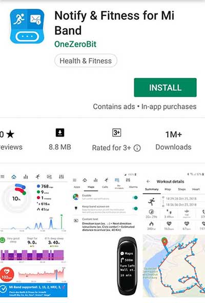 Stáhněte si aplikace pro Xiaomi Mi Band 4