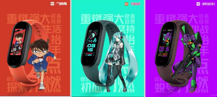 Seznam aplikací dostupných pro Xiaomi Mi Band 5, Mi Band 4 - Watch Face Edition