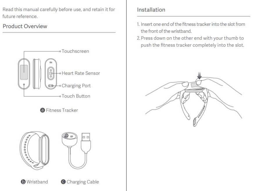 Uživatelská příručka k Xiaomi Mi Band 5