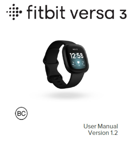 Uživatelská příručka Fitbit-Versa-3