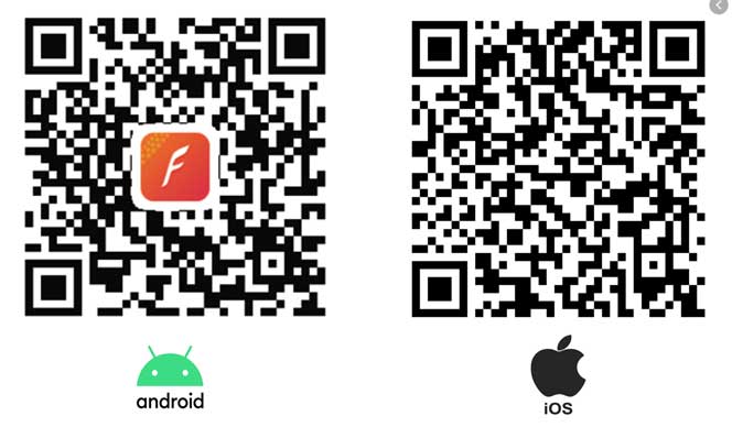 QR kód pro iOS a Android, aplikace VerfyFit Pro