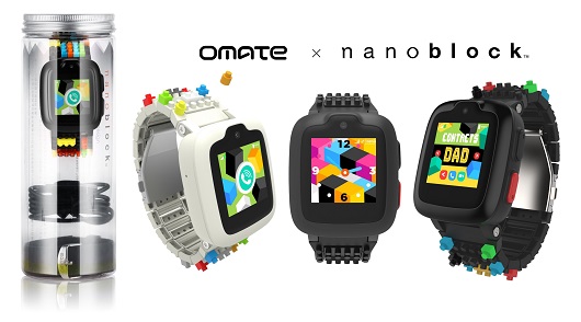 Chytré hodinky Omate X NanoBlock Kids - se zabezpečeným zabezpečením VPN typu end-to-end