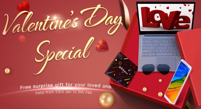 Získejte skvělé nabídky s Geekbuying.com Special Valentines Day Special!