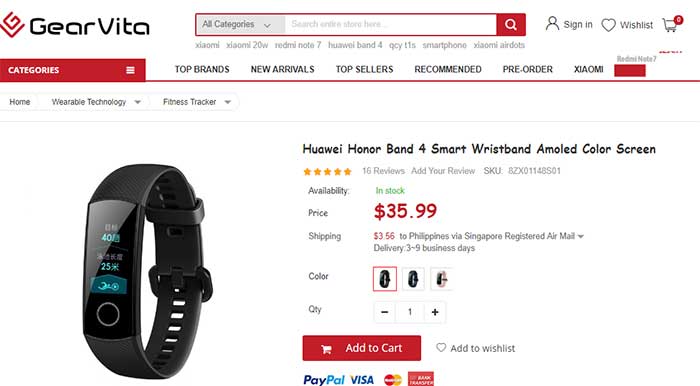 Chytrý náramek Huawei Honor Band 4 - kupónový kód