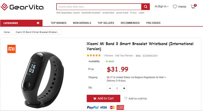 Xiaomi Mi Band 3 mezinárodní verze - kód kupónu: MIBAND3IV