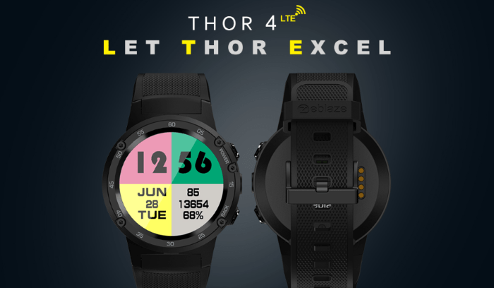 Zeblaze THOR 4 je tady! - Chytré hodinky 4G LTE
